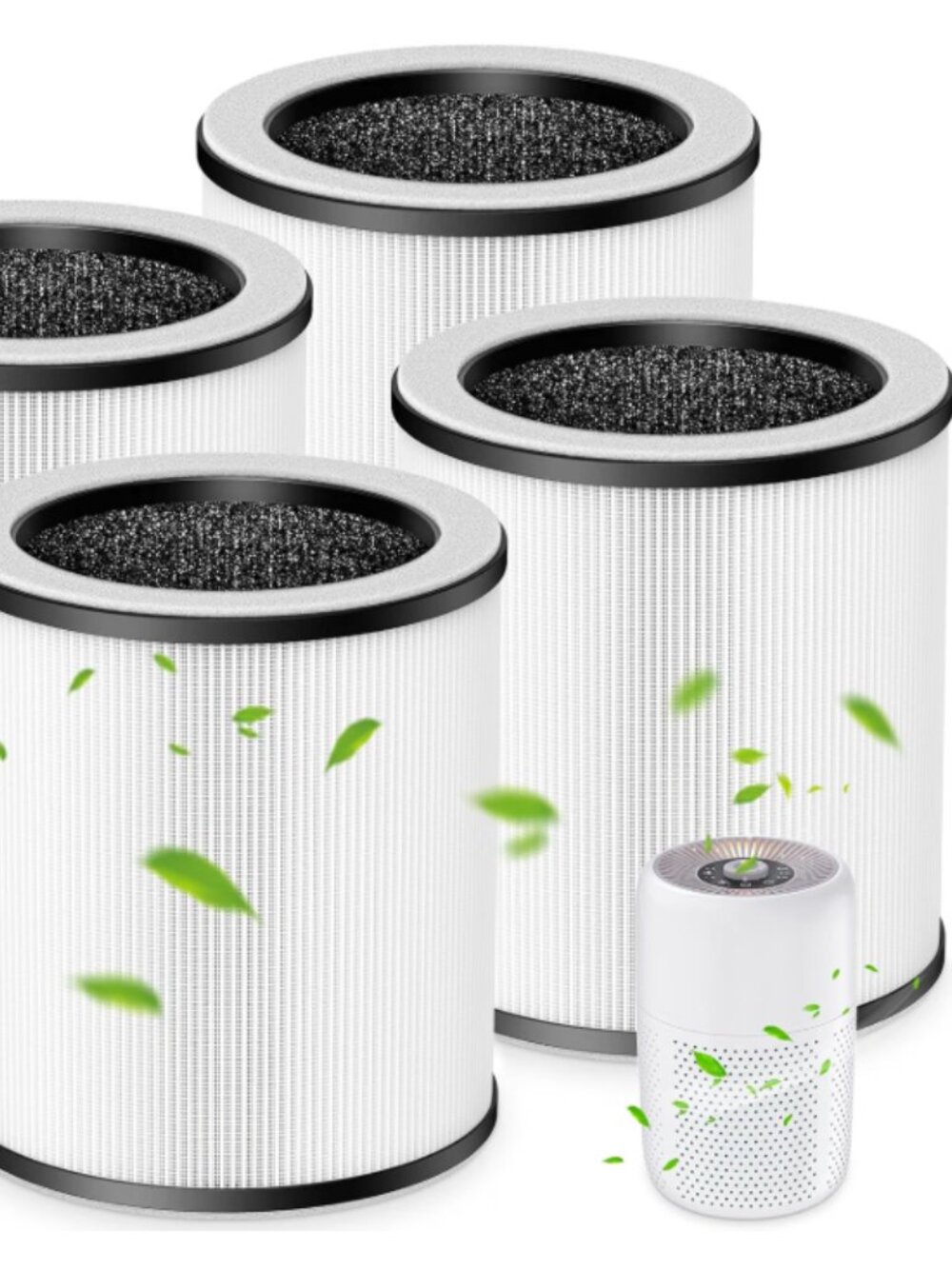 4 Pack P60 Replacement Filter for TPLMB/YARIKI P60 &Vhoiu KJ50 Air Purifier